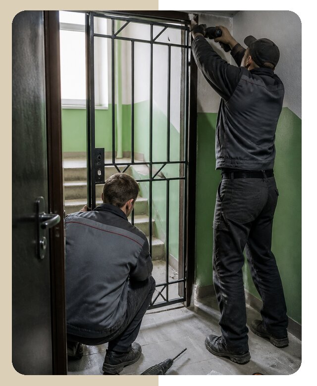 Установка тамбурной решетки под ключ с гарантией в Зеленокумске